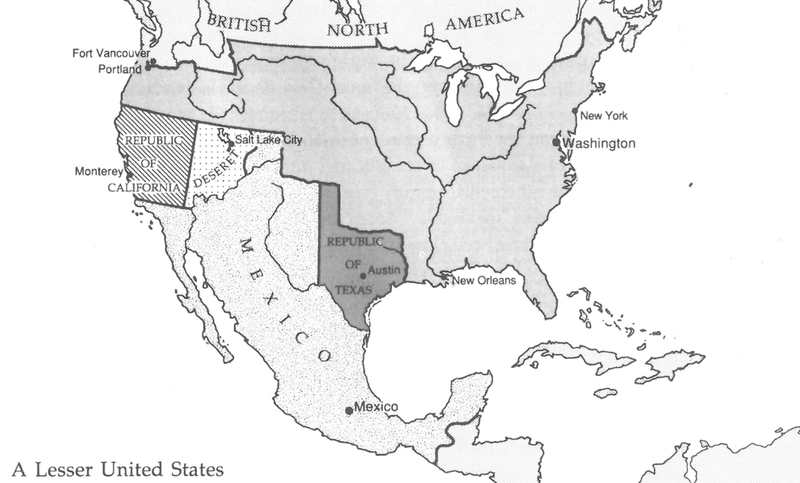 Illustration for article titled A Map Of The U.S., If There Had Never Been A Mexican-American War